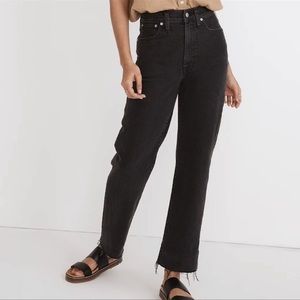 MADEWELL //  NWT the perfect vintage straight jean in lunar wash Size 33.